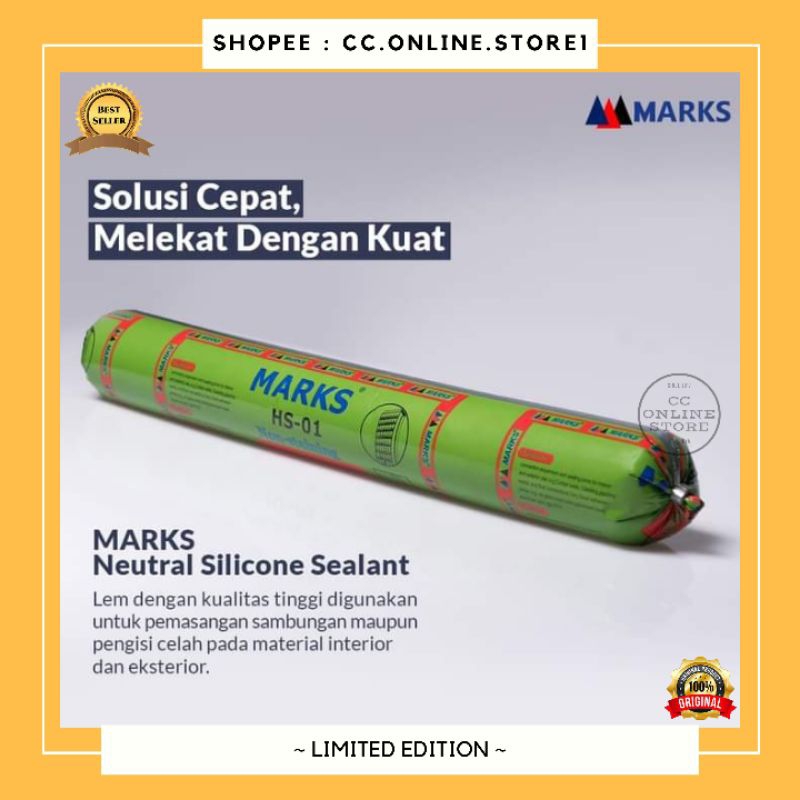 620 Ml Sealant Silicone Neutral Marks / Sealant Sausage Marks / Lem sosis Marks / Lem Marks / Lem Si