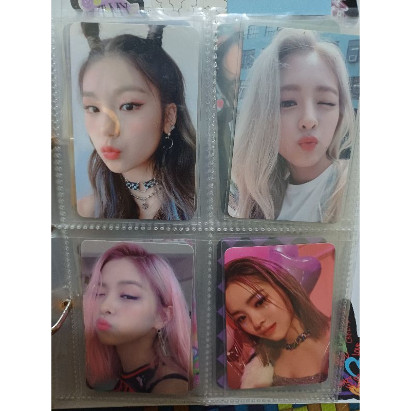 PC Photocard Ryujin pout Yuna pout Yeji pout itzy icy