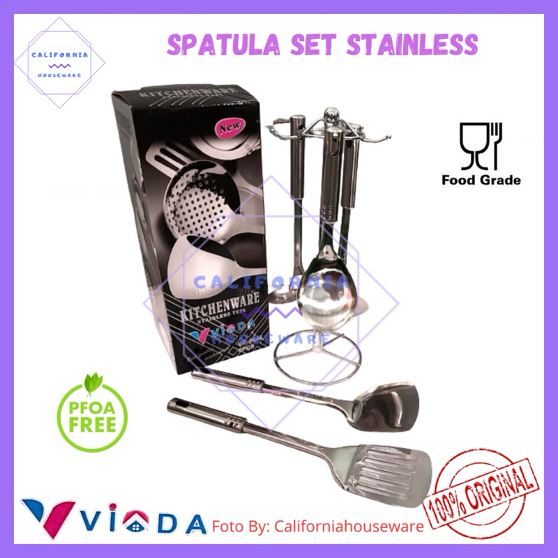 Spatula Set 5pcs Stainless Steel / Kitchenware Stainless Steel / Kitchen Tools Stainless