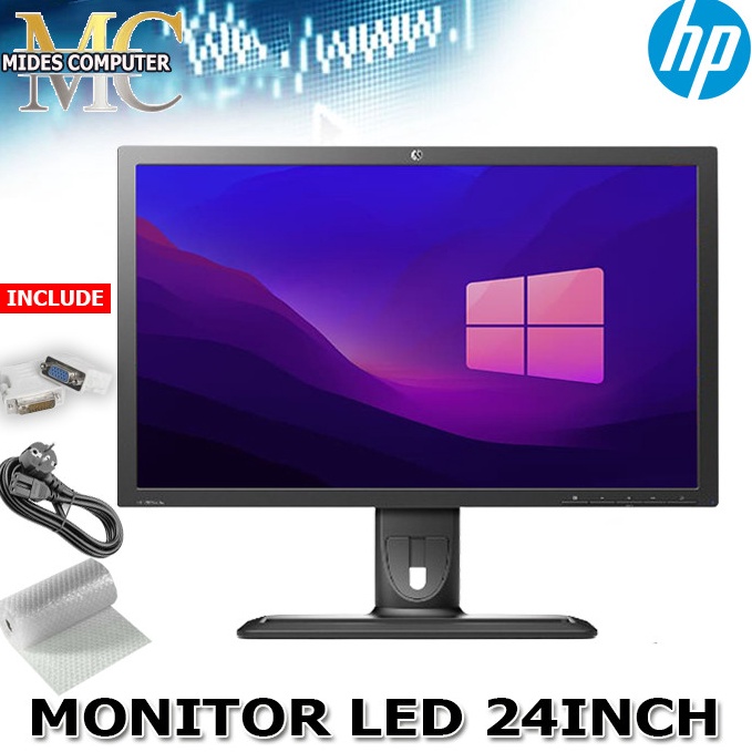LED MONITOR PC 24 Inch  LED KOMPUTER  LED GAMING r C5O9