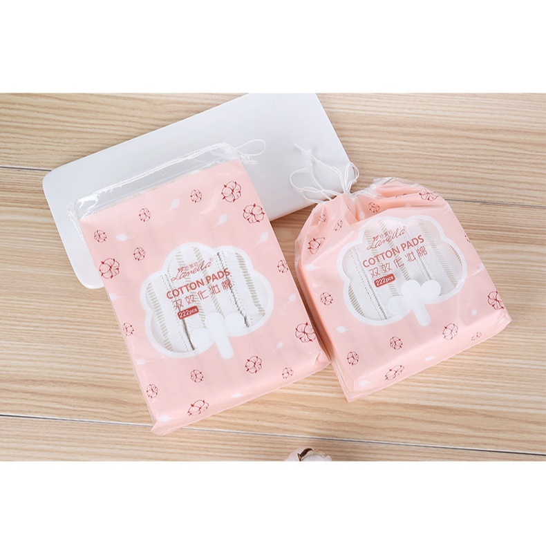 KAPAS TONER LAMEILA COTTON MINISO Pads Double Sided [isi 222pcs] 2 Sisi Bantalan Kapas Toner Facial 