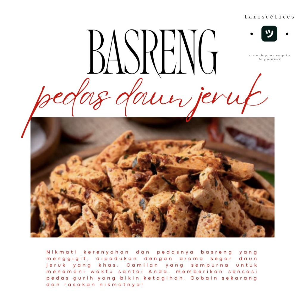

Basreng Pedas Daun Jeruk Larisdelices - Camilan Renyah Gurih