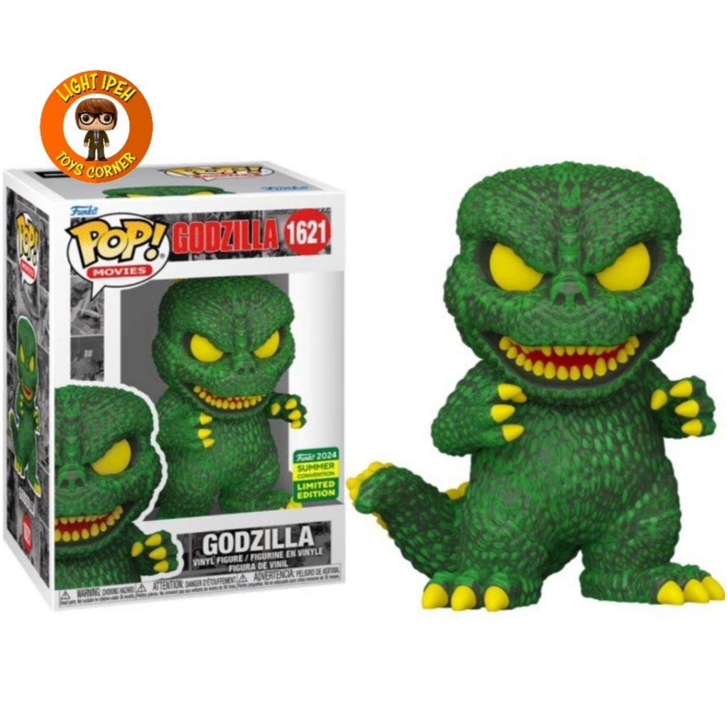 Funko Pop Original Exclusive SDCC 2024 Movies - Godzilla - Godzilla (Green)