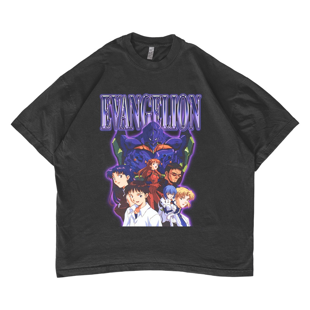 Neon Genesis Evangelion Cover Poster Oversized T-shirt Anime