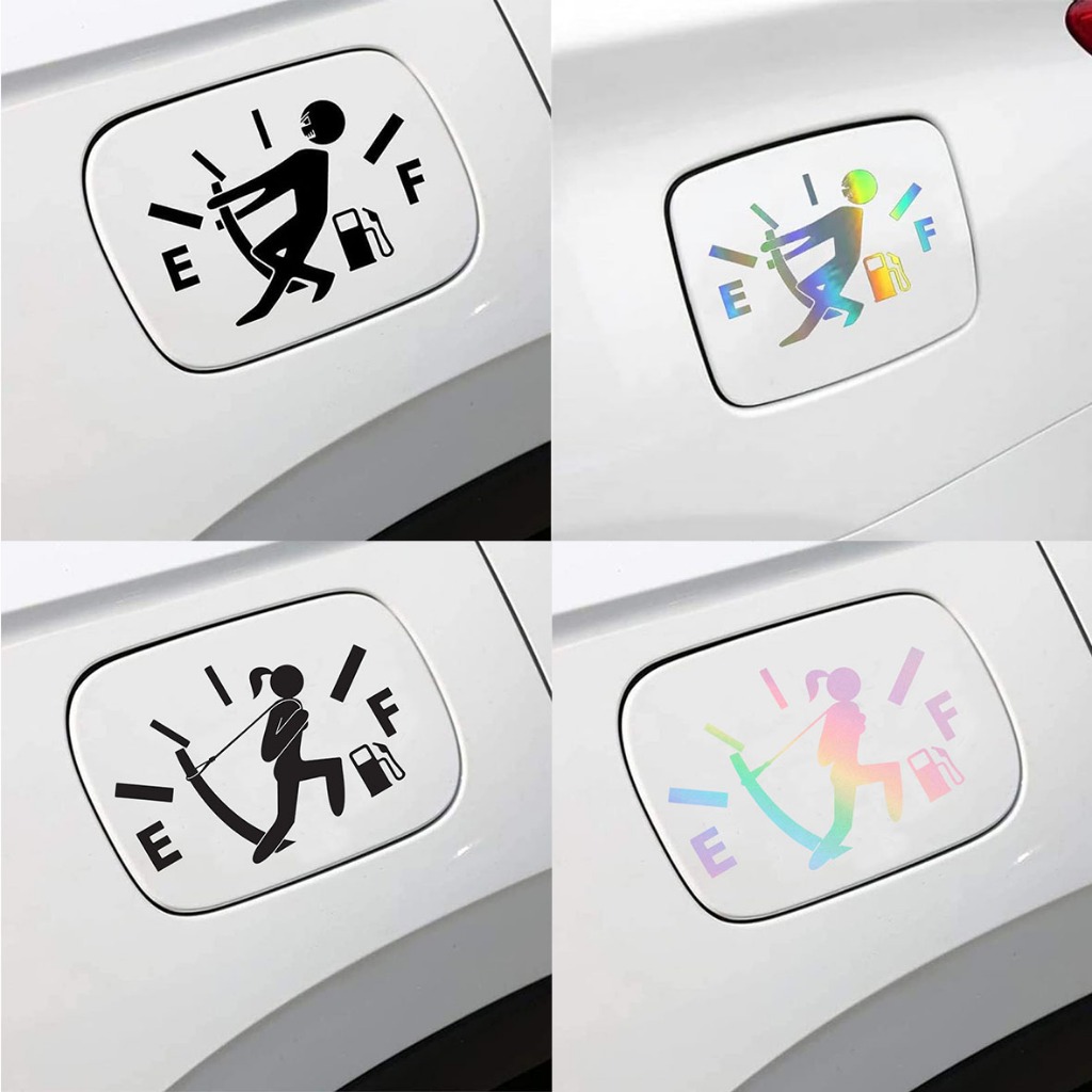 Sticker Stiker  TUTUP TANKI BENSIN MOBIL UNIVERSAL variasi stiker tutup bensin