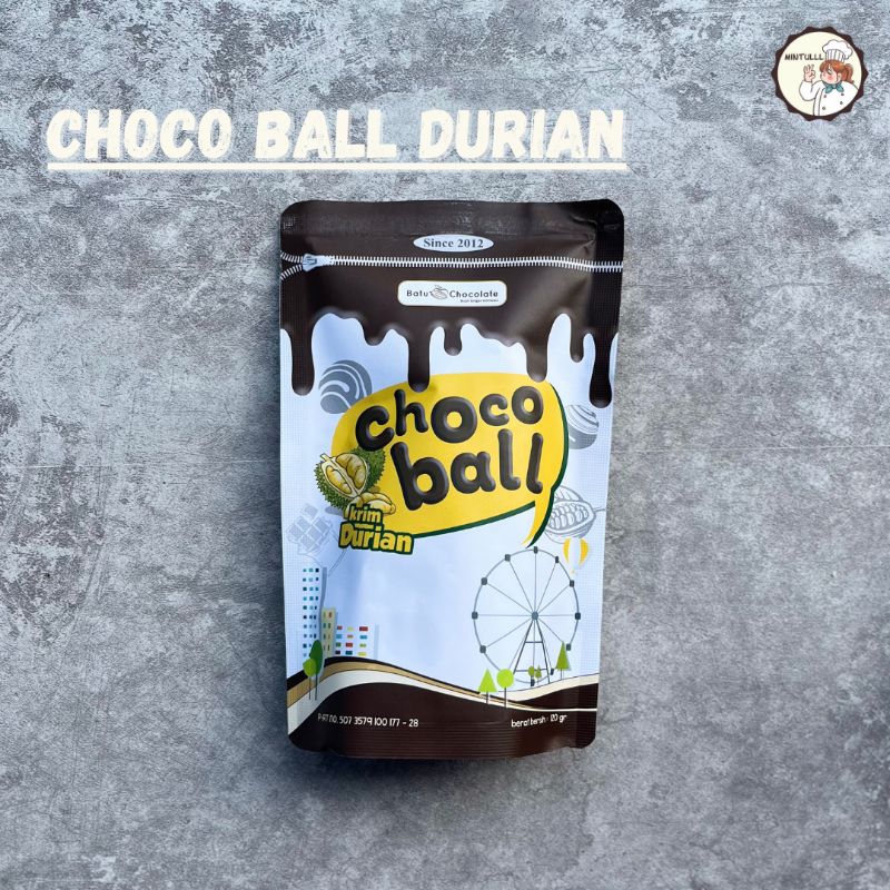 

CAMILAN COKELAT CHOCO BALL DURIAN DUREN 120 GRAM SNACK ENAK MURAH OLEH-OLEH KHAS BATU MALANG