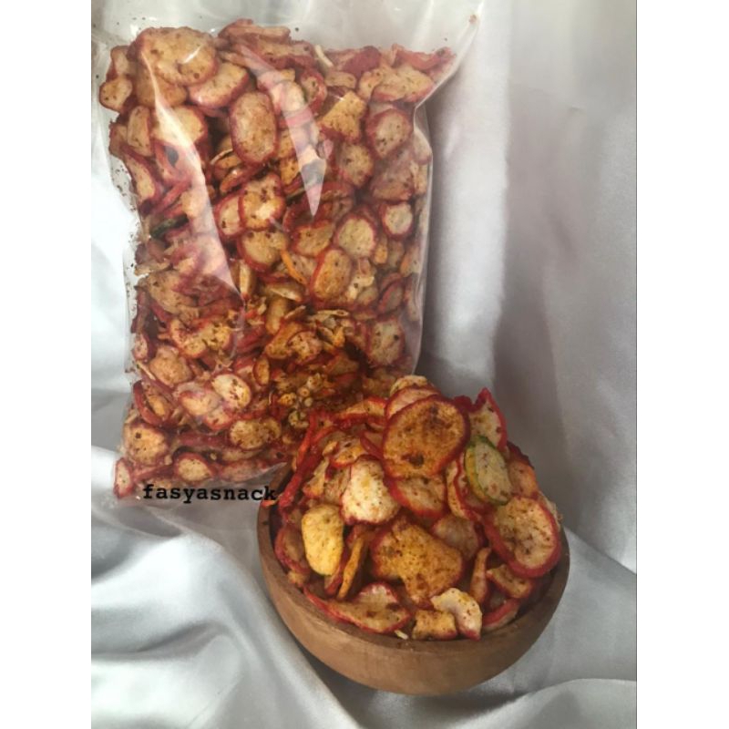 

KRUPUK JABL4Y BANT3T PEDAS || fasya snack