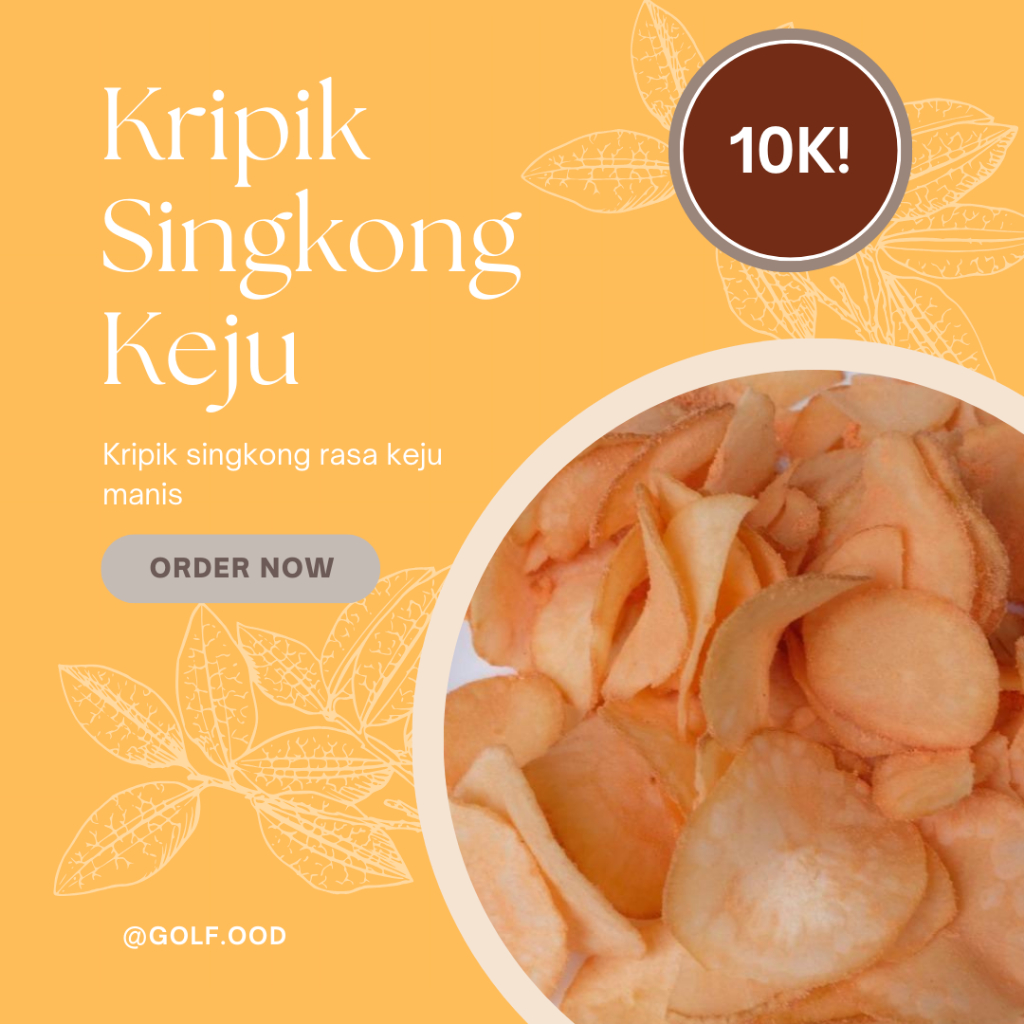 

Kripik Singkong Kriwil Bandung 100gr - Keju