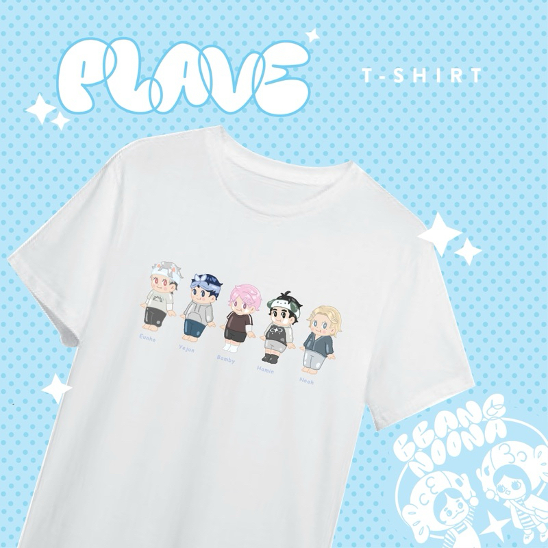 BbangNoona PLAVE Angel T-Shirt Yejun Noah Hamin Eunho Bamby