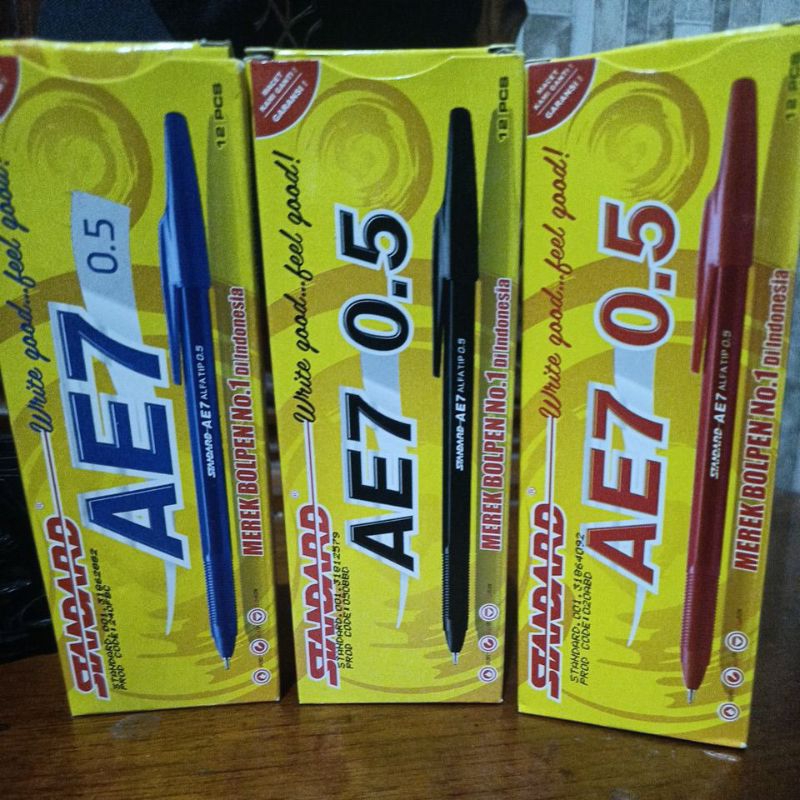 

{HARGA ECER} BOLPOIN STANDARD AE7 / BOLPOIN PALING LARIS / PALING DICARI