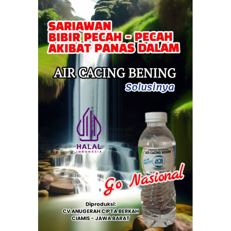 

Air Cacing Bening 600ml