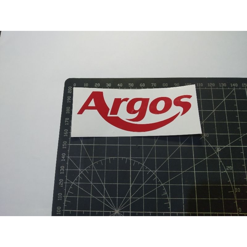 

cutting stiker argos