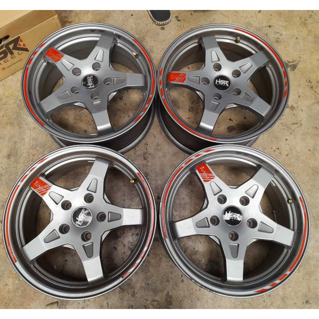 VELG MOBIL RACING SECOND/BEKAS PENTE HSR R16X7 5X114 ET42