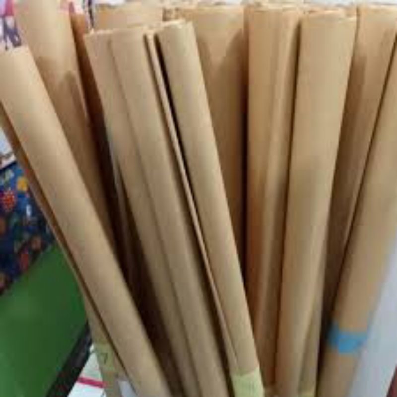 

kertas coklat pembungkus kado/pembungkus buku /kertas Kraft jumbo@25lembar