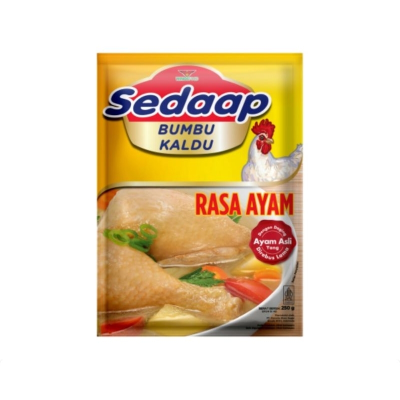 

sedaap bumbu kaldu kemasan 250 gr