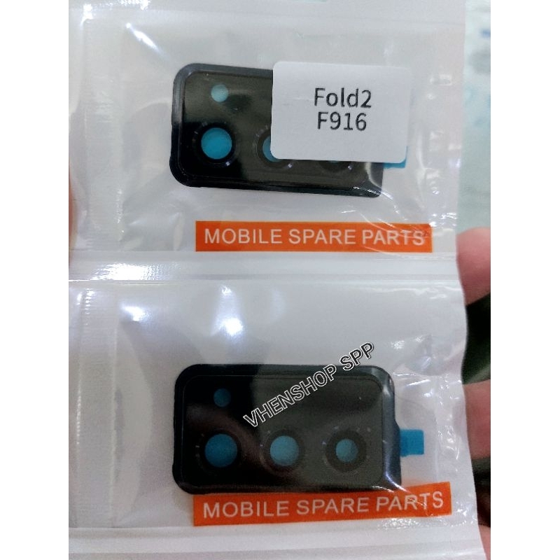 KACA LENSA KAMERA CAMERA BELAKANG + RING SAMSUNG Z FOLD 2 SM-F916 ORIGINAL
