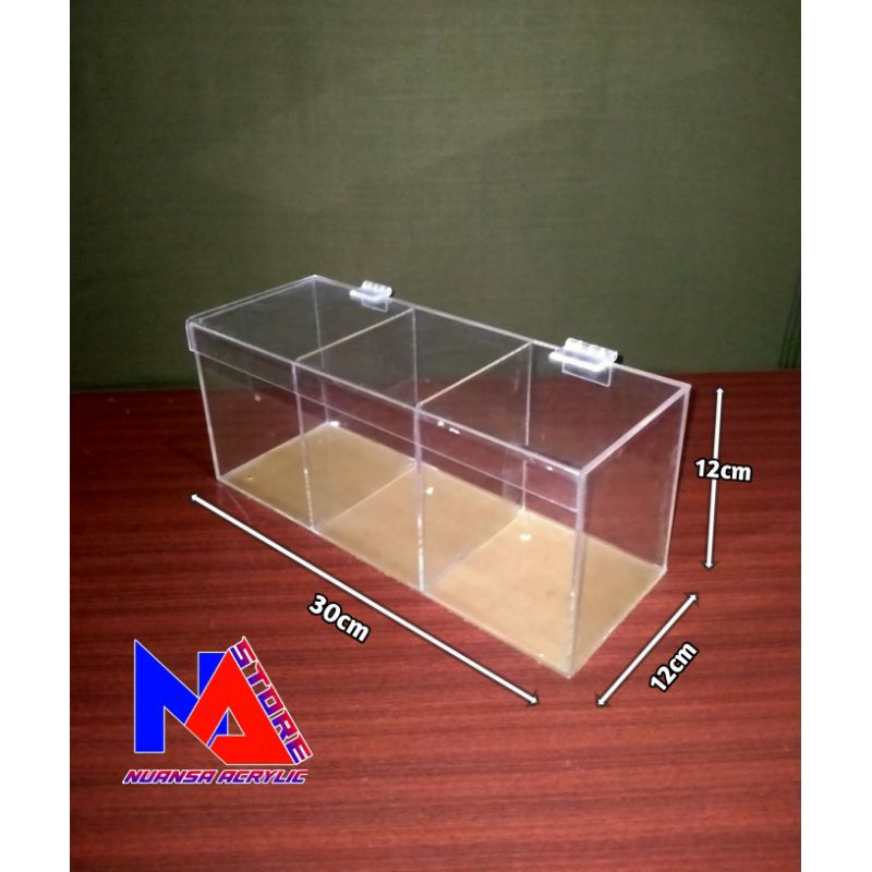 DISKON!!! Tempat permen acrylic | wadah sosis acrylic | Candy box | candy jar | kotak simpan kopi
