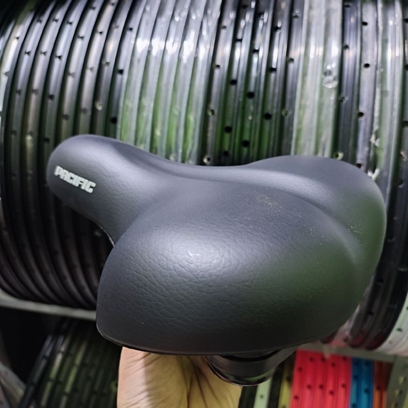 Saddle Gel dengan Per Super Empuk - Sadel Gel per - sadel gel pir - saddle tapak lebar - sadel jumbo