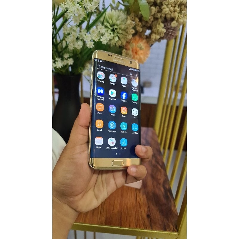 Samsung Galaxy S7 Edge Fullset Ram 4/128Gb Paling Murah Terlaris
