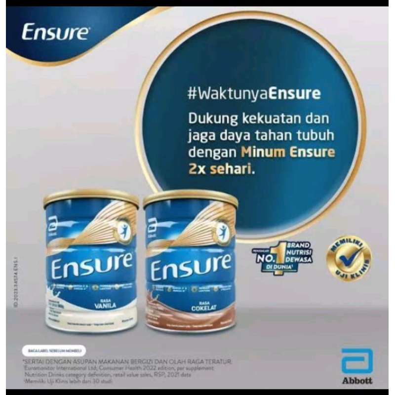 

ENSURE susu kesehatan 850 gr