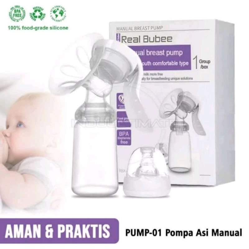 1 Pcs Pumping Asi Manual Breast Pumping Real Bubbe Pompa Asi Manual Breast Pump