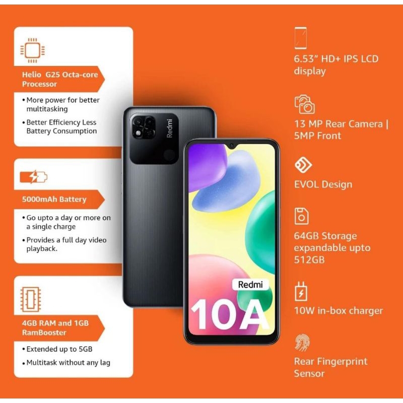 XIAOMI REDMI 10A RAM 4GB/64GB