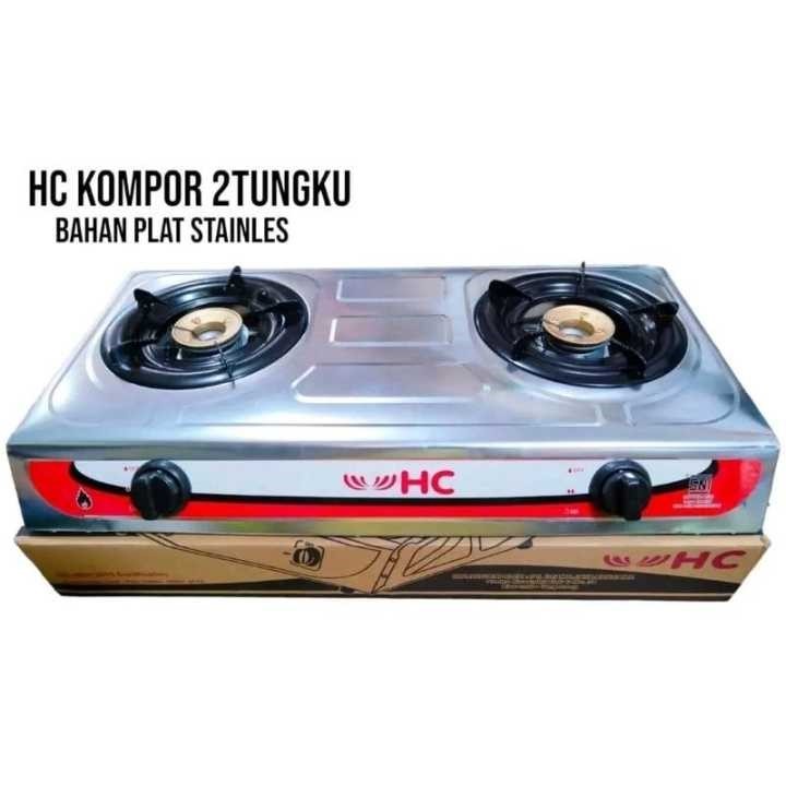 KOMPOR 2 TUNGKU HC (STAINLESS STELL)