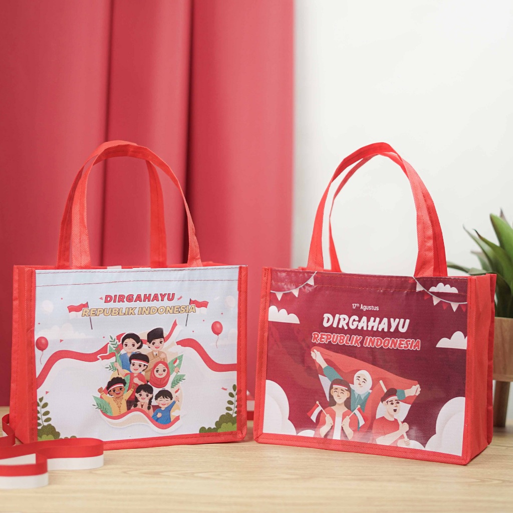 

Ready Stok Souvenir Tas Bingkisan Hadiah Acara Kemerdekaan 17 Agustus Murah Lucu Serbaguna