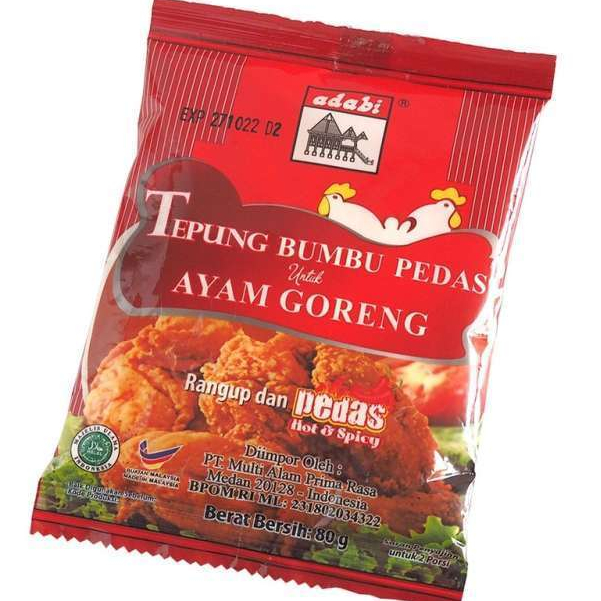 ADABI TEPUNG AYAM GORENG PEDAS 250 GR