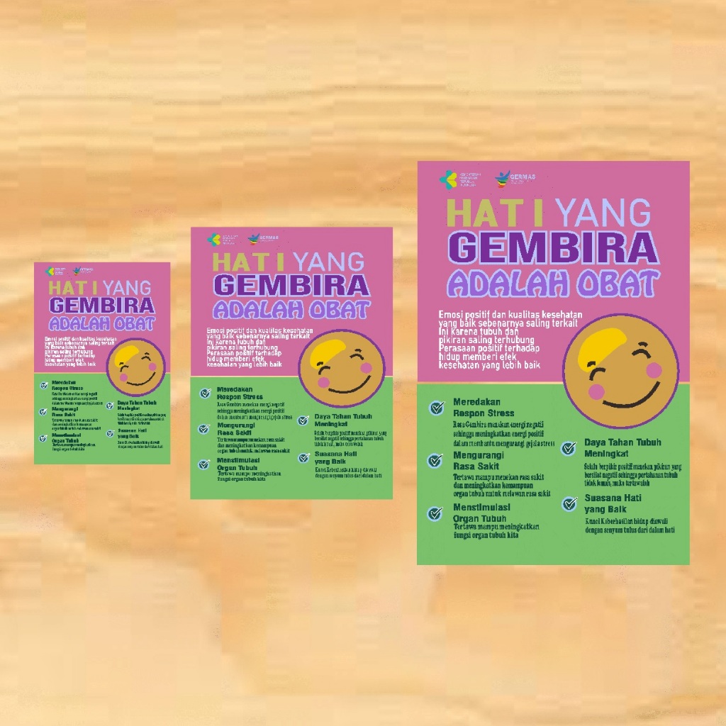 

Stiker Hati yang Gembira Adalah Obat | Stiker Kesehatan | Stiker Info Obat