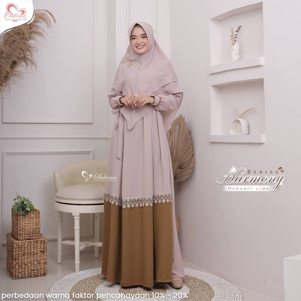 Harmony dress by salvina hijab / dress muslim / gamis