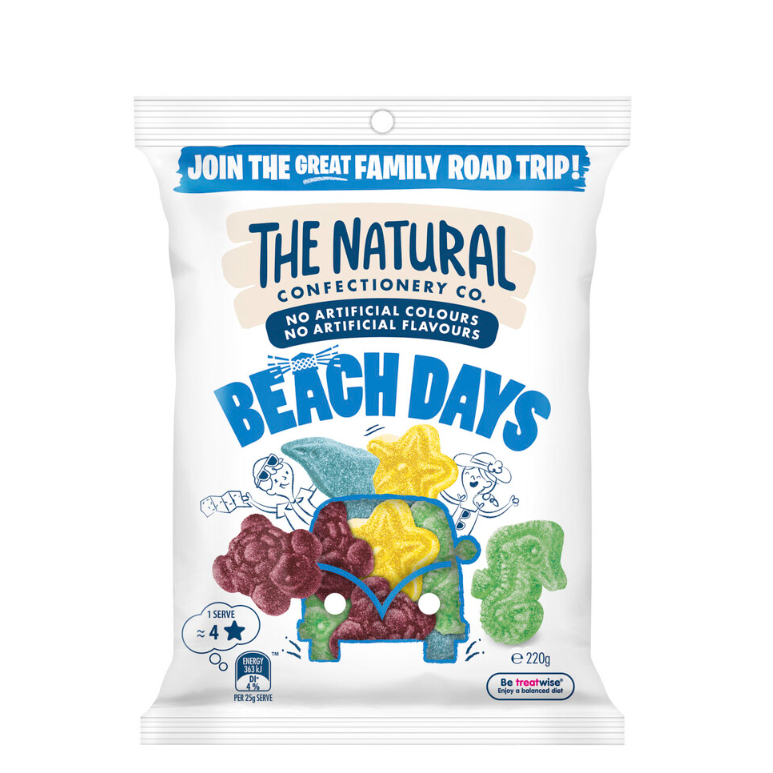 

The Natural Confectionery Co. Beach Days Lollies 220g