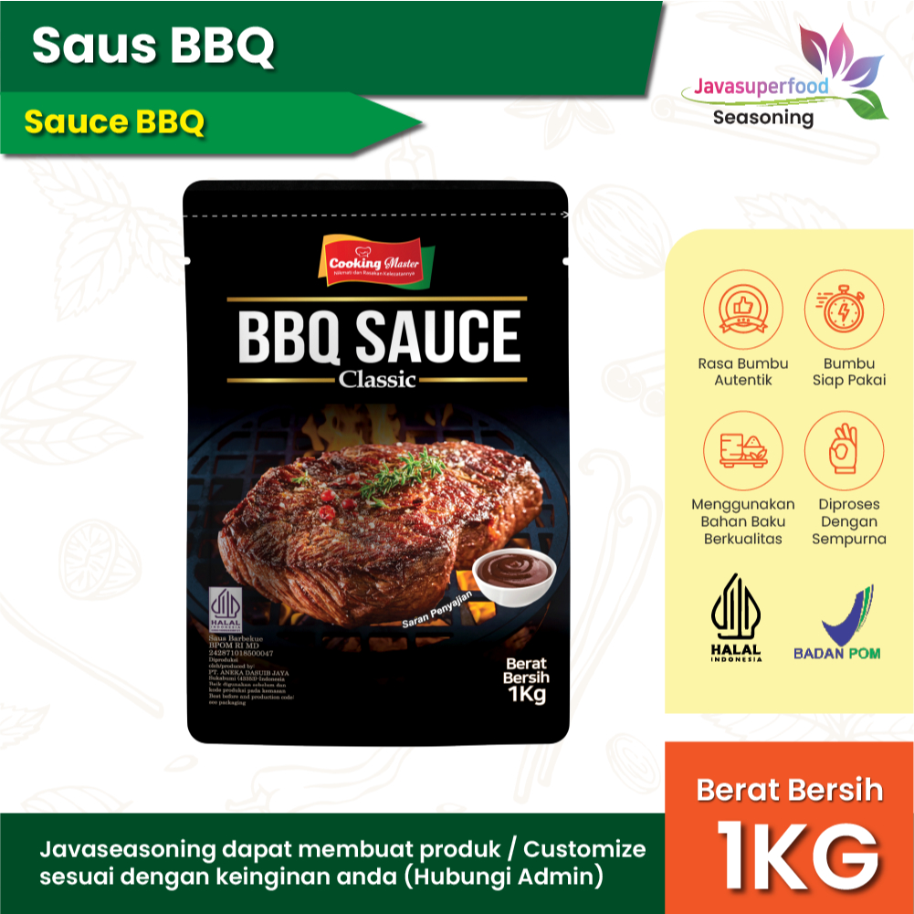 

Saus BBQ korea 1Kg / Sauce daging BBQ STEAK