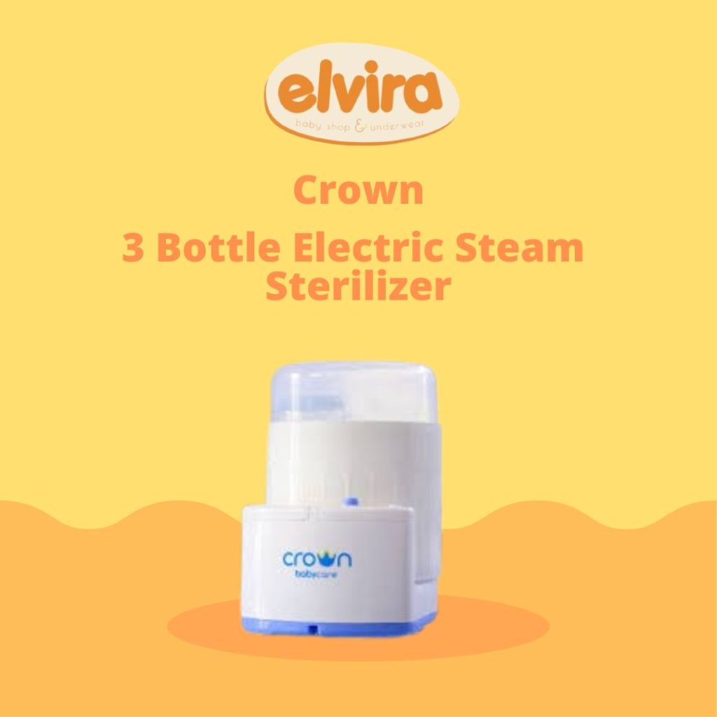 Crown 3 Bottle Electric Steam Sterilizer