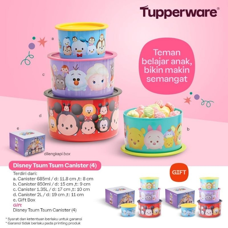 Tupperware Disney TsumTsum Canister (4)