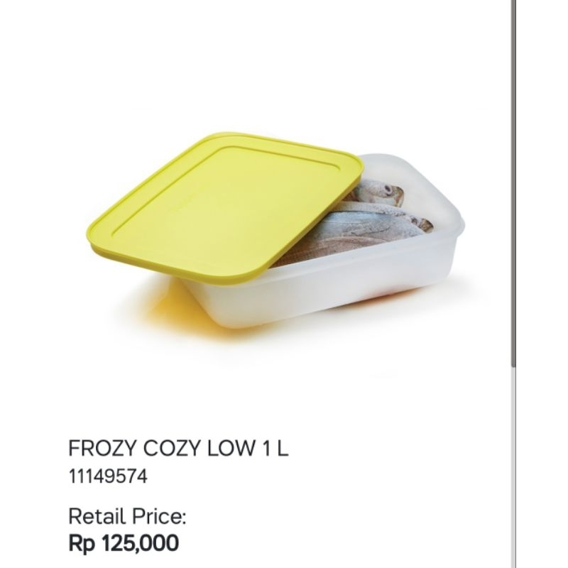Tupperware Frozy Cozy Low 1L