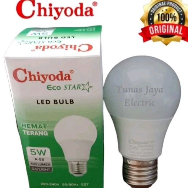 CHIYODA Bohlam LED 5 Watt Eco Star DAYLIGHT