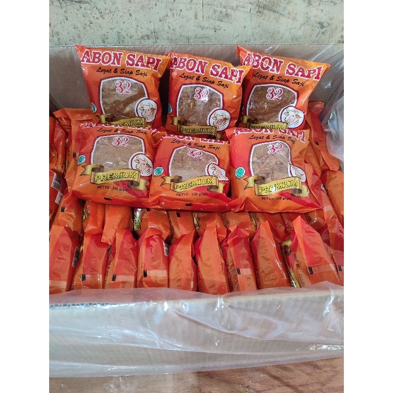

ABON SAPI ASLI 32 KEMASAN 250GRM LEZAT TANPA BAHAN PENGAWET