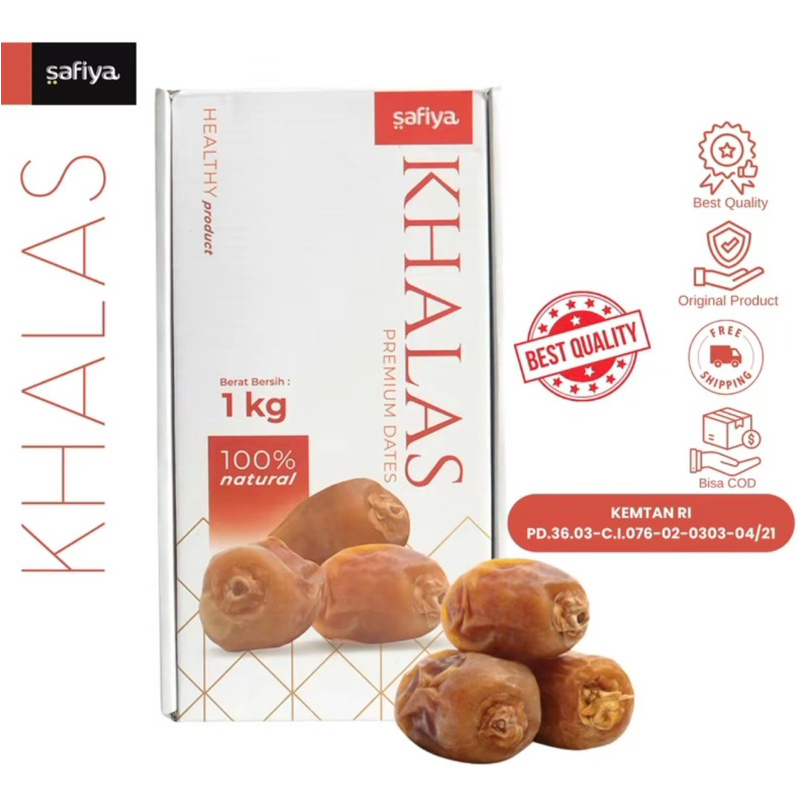 

KURMA KHALAS SAAD 1 KG || KURMA KHALAS 1 KG