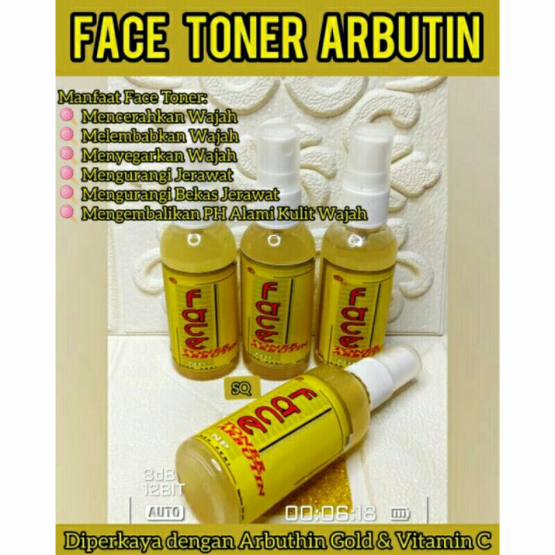 Face Toner Arbutin || Toner Wajah || Toner Pemutih Wajah || Toner Viral || Toner Bestseller || Face 