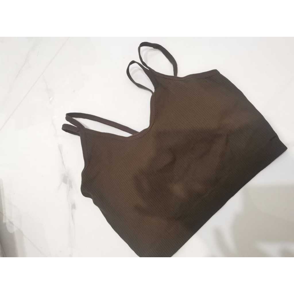 SPORT bra with cup bra tanktop crop tanktop