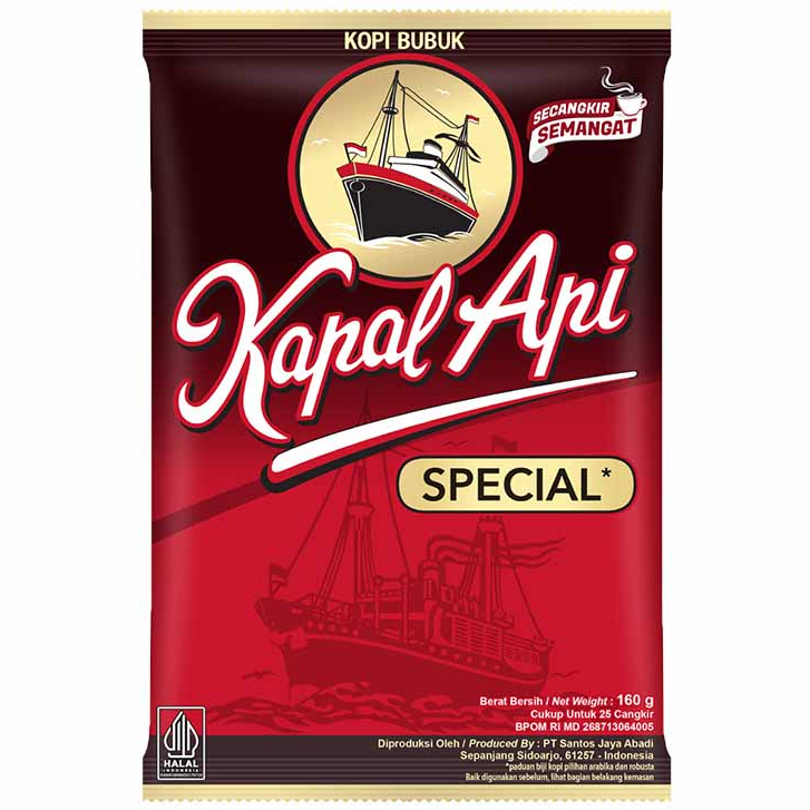 

Kapal Api Kopi Bubuk Instan Special 160 Gram