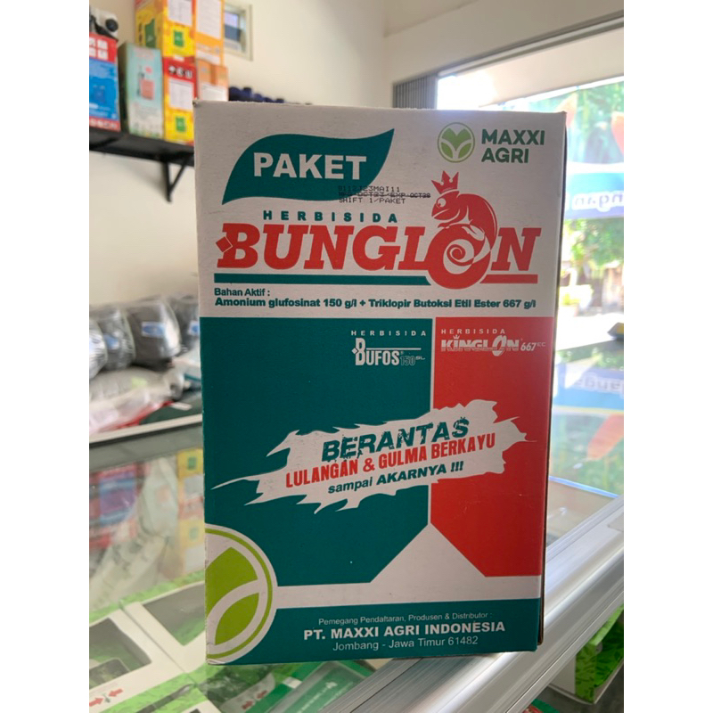 Paket Herbisida BUNGLON (BERANTAS LULANGAN DAN GULMA BERKAYU SAMPE AKAR)