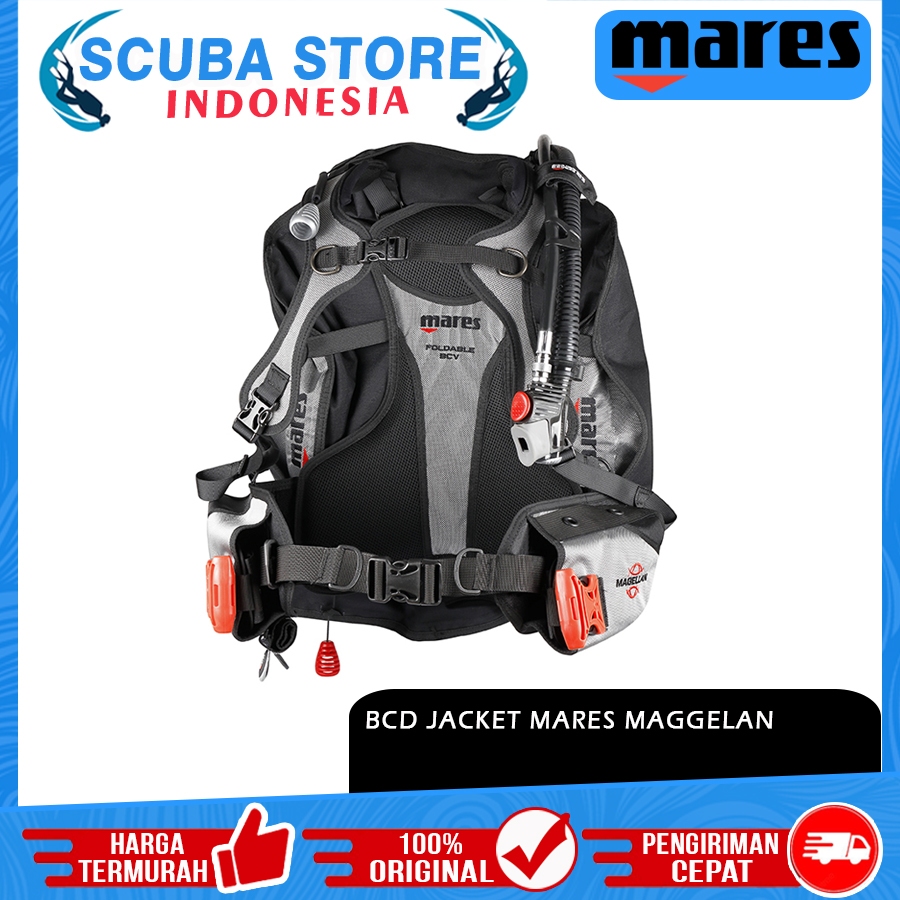 BCD Jacket Mares Magellan BC Jaket Rompi Selam Buoyancy Control Device Scuba Diving Underwater Dive