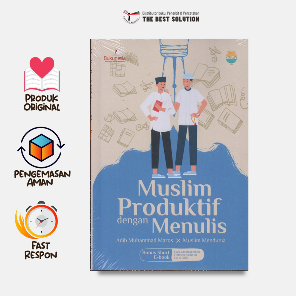 Buku Muslim Produktif dengan Menulis