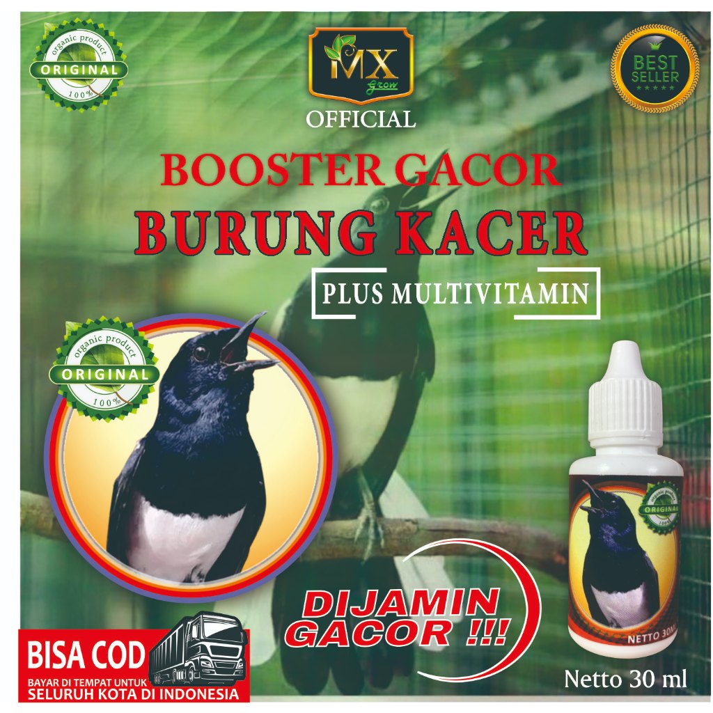 Booster Gacor Burung Kacer / Vitamin Burung Kacer