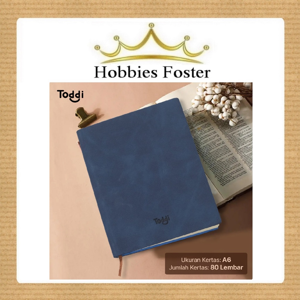 

Toddi Note Book Diary Buku Jurnal Buku Tulis Agenda Notebook Hardcover A6 - 160 Halaman / TD-34 / Dark Blue