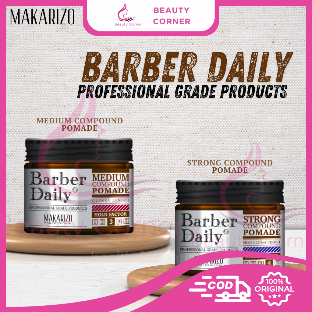 Makarizo Barber Daily Compound Pomade - 120ml