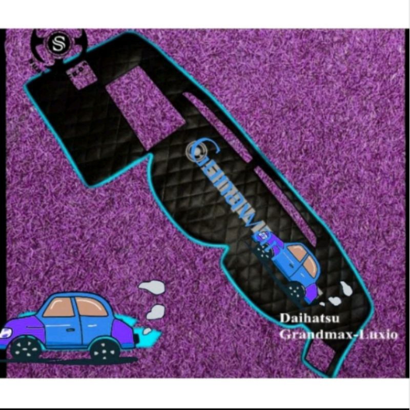Pelindung Dashboard Mobil Grandmax Luxio Bahan Semi Kulit Sintetis/ Karpet Dashboard Grandmax/ Alas 