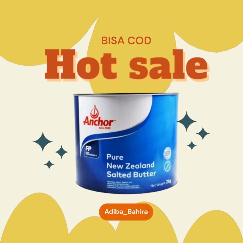 

1 KALENG ANCHOR TINNED BUTTER 2 kg (SALTED)